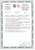 Примеры оформленных лицензий